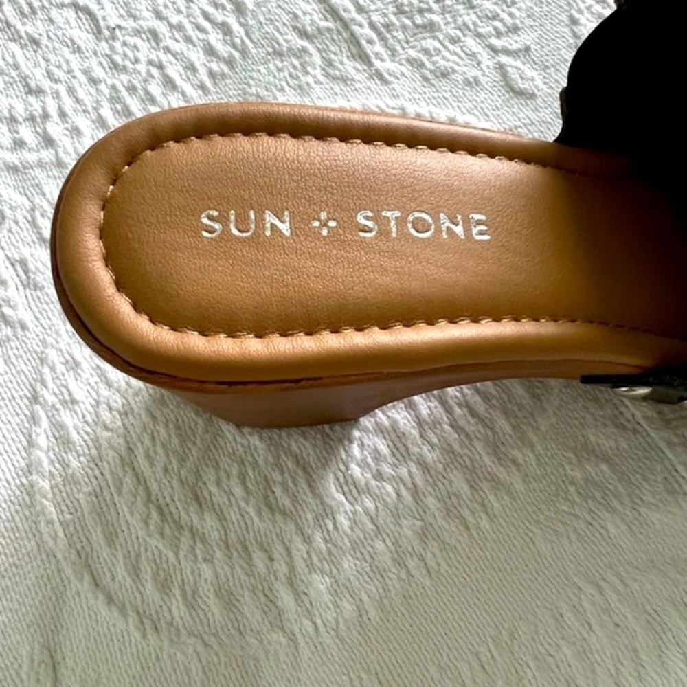 Journey Collection Women Blue Kenzie Comfort Soles, Wedge Sandals, Size 61/2 M . - Picture 8 of 9
